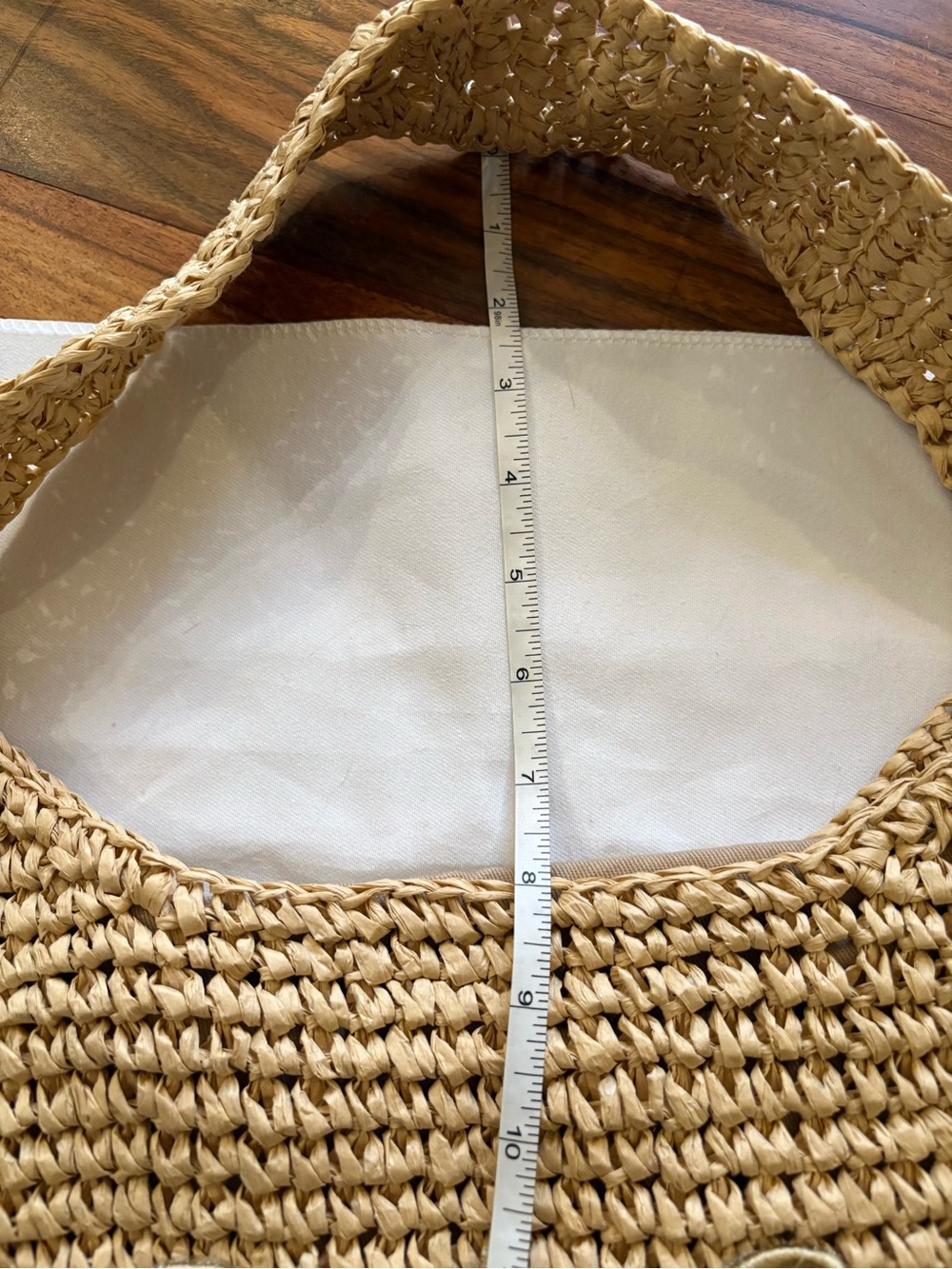 Natural Raffia Summer Beach Shoulder Bag - Picture 10 of 10
